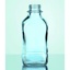 Emballageflaske, soda, firkant, klar, GL32, 100 ml