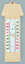 Max-min termometer, plast, -30 - 50°C