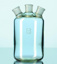 Woulff flaske 500 ml, DURAN®, 3 x NS19/26