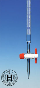 [1176201] Burette med teflonhane, 25 ml