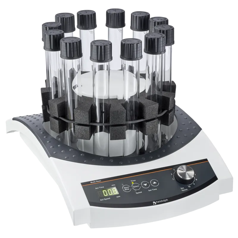 [2650407] Heidolph Multi Reax, multi-vortexer, med 2 indsatser, 12-26 rør