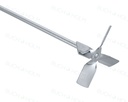 [2670162] Propelomrører, 4 blade, Ø100 mm, aksel 540 x Ø8 mm