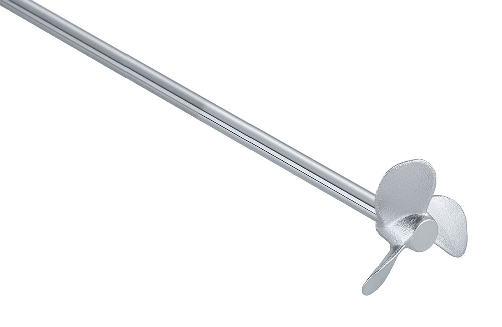 [2670170] Propelomrører, 3 blade, Ø55 mm, aksel 350 x Ø8 mm