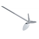 [2670172] Propelomrører, 3 blade, Ø140 mm, aksel 550xØ10 mm