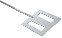 Bladomrører, 150 x 150 mm, aksel 550 x Ø10 mm
