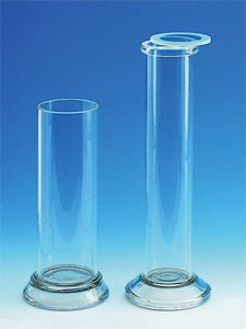 Cylinderglas med fod & krave, 400 x Ø40 mm
