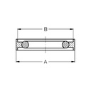 [28122110] KF DN 10/16 centerring, udvendig, alu/buna