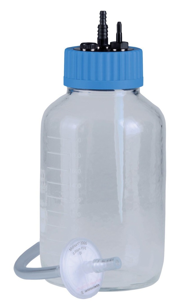 [2835809] Opsamlingsflaske af borosilikatglas, 2 L,komplet