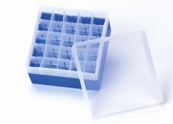 [4001528] Opbevaringsæske, PP, blå, til 5, 10, 20 ml vials