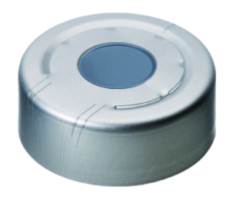 [4001557] Crimp-låg til headspace vials, LLG, N 20, alu overtrykslåg, butyl/PTFE 50 A