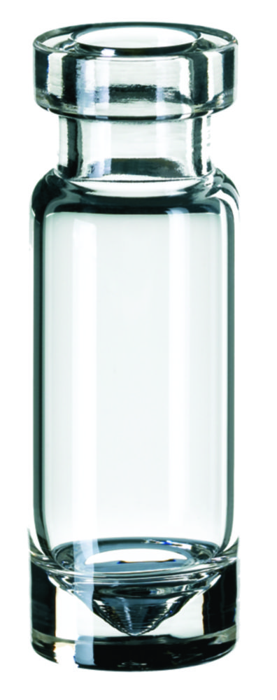 [4001565] Mikrovials m. krave, LLG, N 11 crimp, 1,1 mL, konisk, klar