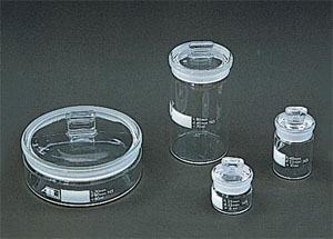 Vejeglas med NS34/12 låg, Ø35 x 30 mm, 15 ml
