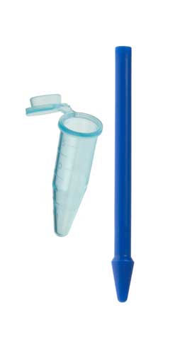 Mikropistiller, 70mm, m/mikrorør, RNase-fri, 1,5ml