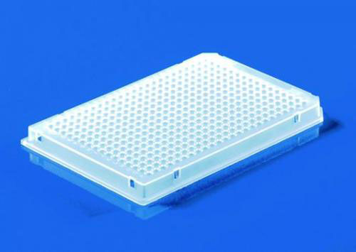 384-brønds PCR-plader, PP, hvide, qPCR, pk/50 stk