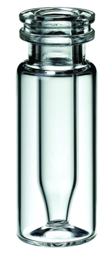 [4008255] Mikrovials m. krave, LLG, N 11 snap ring, vid åbning, 0,3 mL konisk, klar
