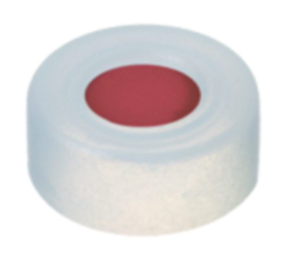 Snap-låg, LLG, N 11, klar PE m. hul, gummi/PTFE 45 A
