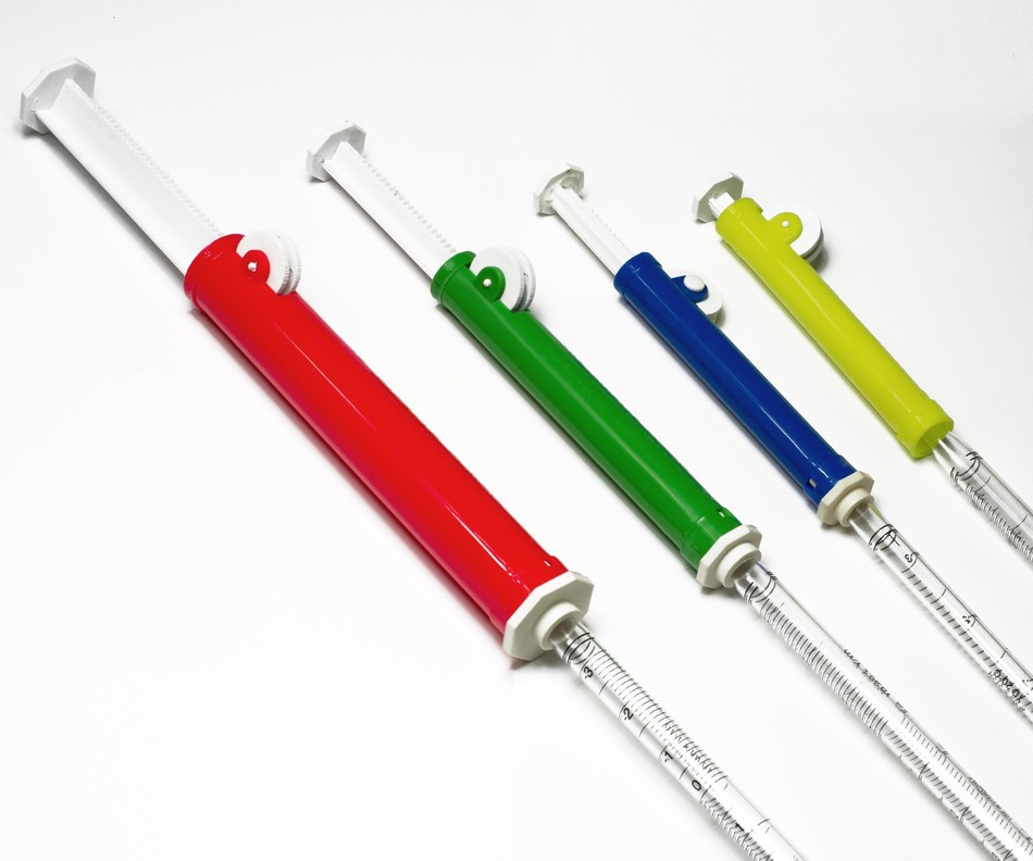Pipettepumpe, ISOLAB "pi-pump", 25 ml, rød