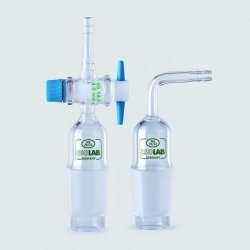 Slangeadapter, med PTFE hane, konus NS29/32