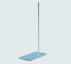 Stativfod, rektangulær, emaljeret, 200 x 315 mm