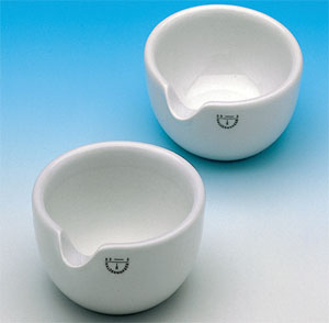 Porcelænsmorter, 190 ml