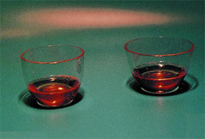 Kvartsdigel, klar, 32 x Ø40 mm, 20 ml