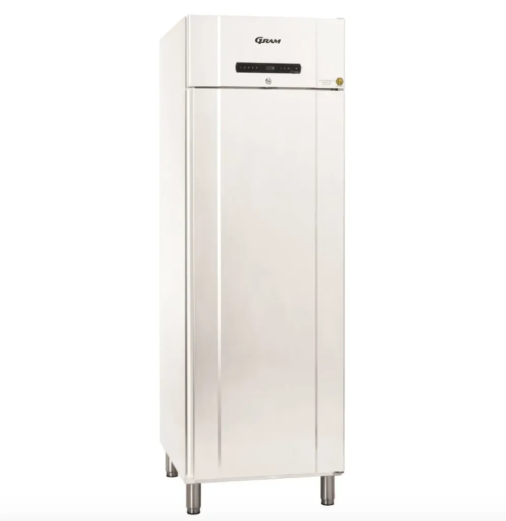 Skabsfryser, GRAM BioCompact II RF610, -25/-5°C, 610 L, 5 hylder, hvid