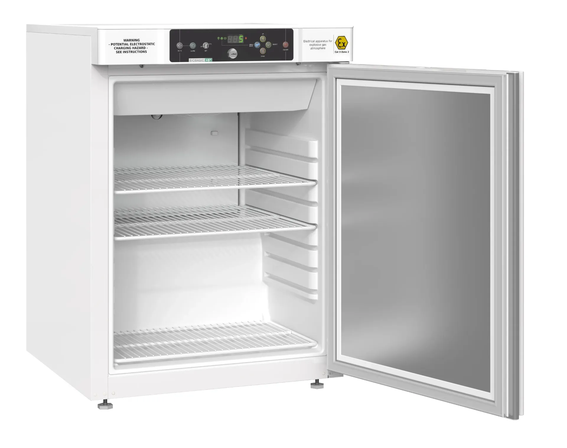 Køleskab, GRAM BioBasic RR210, +2/15°C, 125L, 3 hylder, hvid