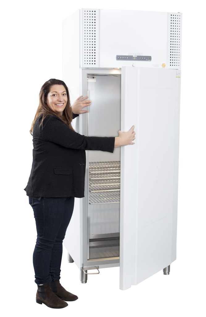 Køleskab, GRAM BioPlus ER660W, -2/+20°C, 660L, bred, 5 hylder, hvid