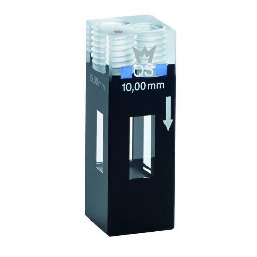 Semi-mikro-kuvette QS, gennemstrømning,15mm, 220µl