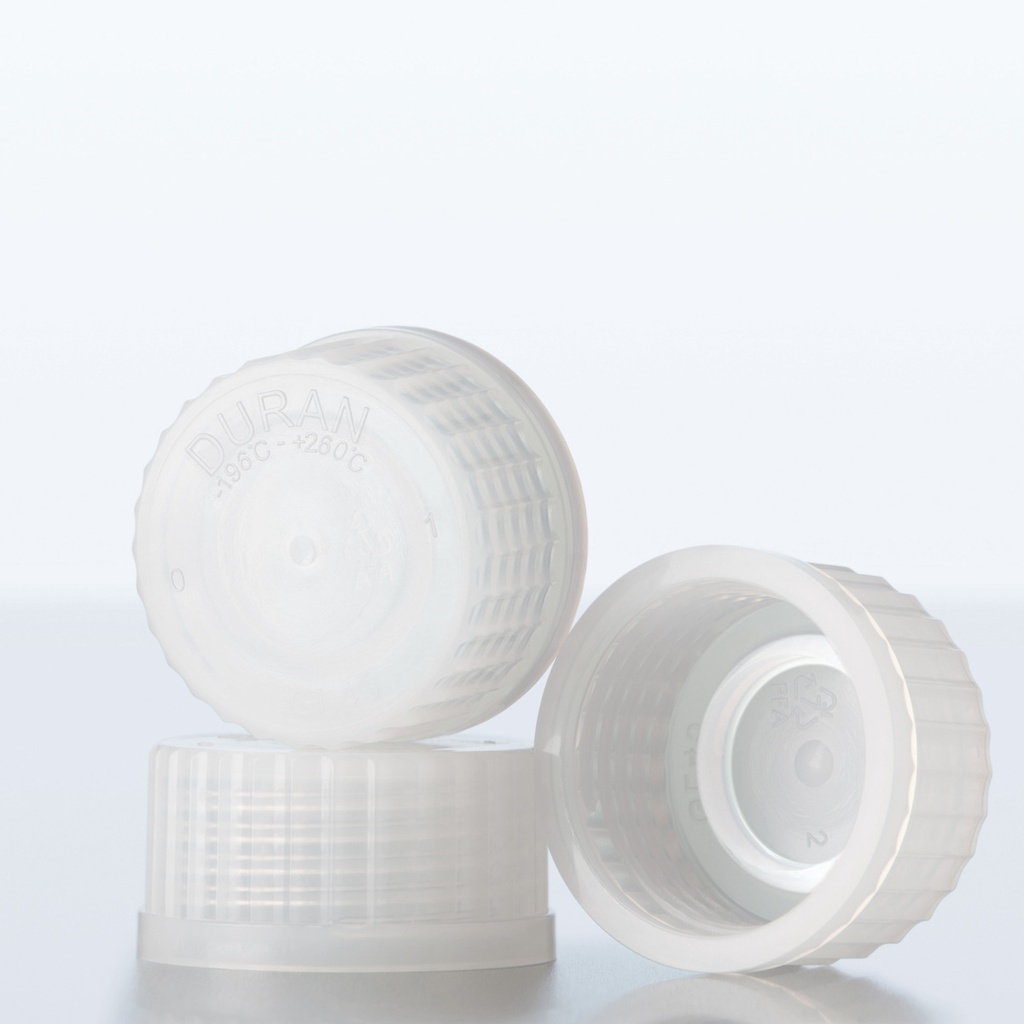 Skruelåg DURAN PURE Premium Lip seal, PFA, GL 45