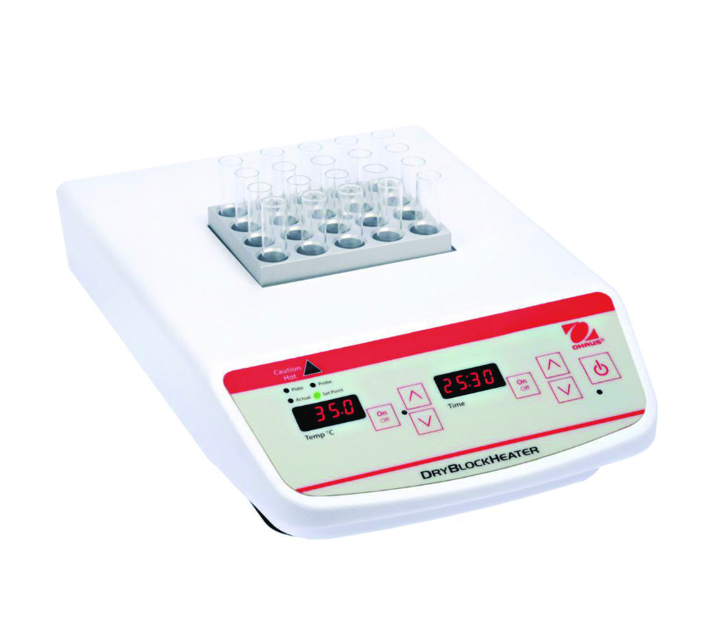 Bloktermostat digital, Ohaus til 1 blok, 25-120°C (uden blok)