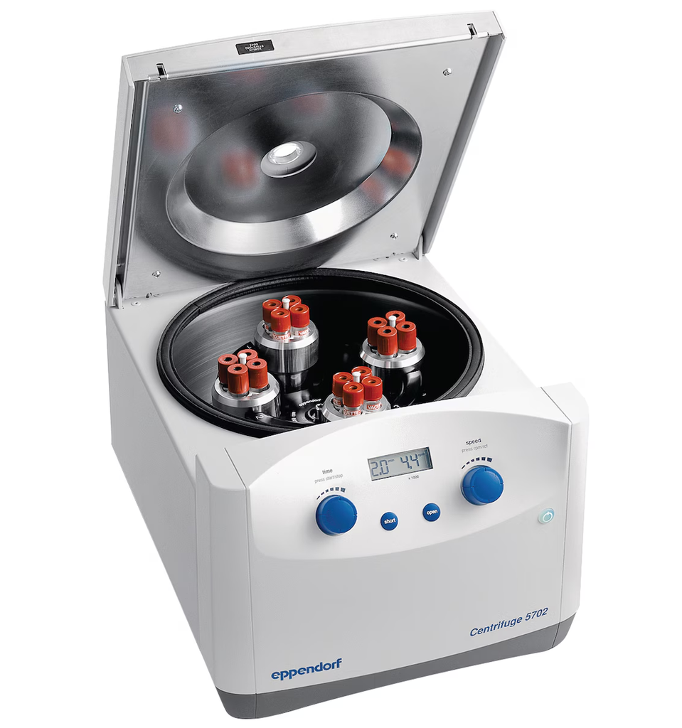 Centrifuge, Eppendorf 5702, inkl. rotor 4x100ml, 15/50 Falcon