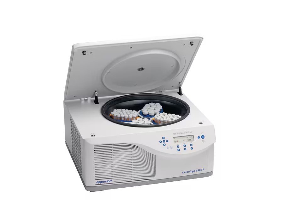 Eppendorf Centrifuge 5920 R med køl, 4 x 1000 ml, u/rotor