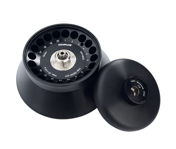 Vinkelrotor, 20 x 10 ml rund bund, High speed