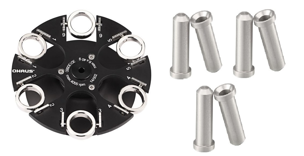Udsvingsrotor 6 x 5 ml rund bund