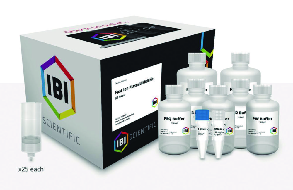 Oprensningskit Fast-Ion Plasmid MIDI, 25 preps