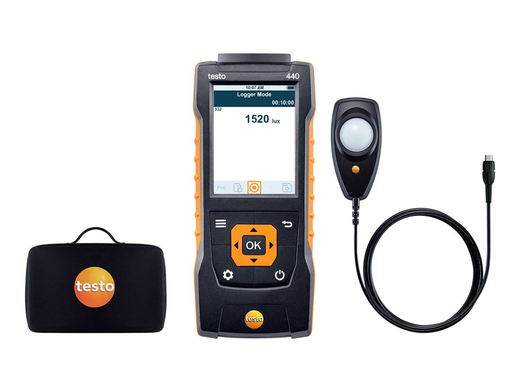 [4663992] Lysmåler, Testo 440 med Lux-sensor, kuffertsæt