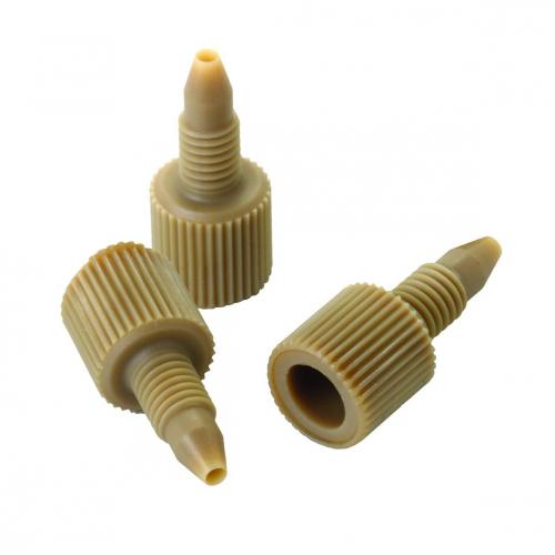 Fittings til PEEK-slanger, Trajan, til HPLC, 1/16" til 10-32UNF