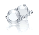 Indsatser til 6-brøndsplader, BRAND, PET membran 8.0 µm, 6x4 stk., 24 stk.