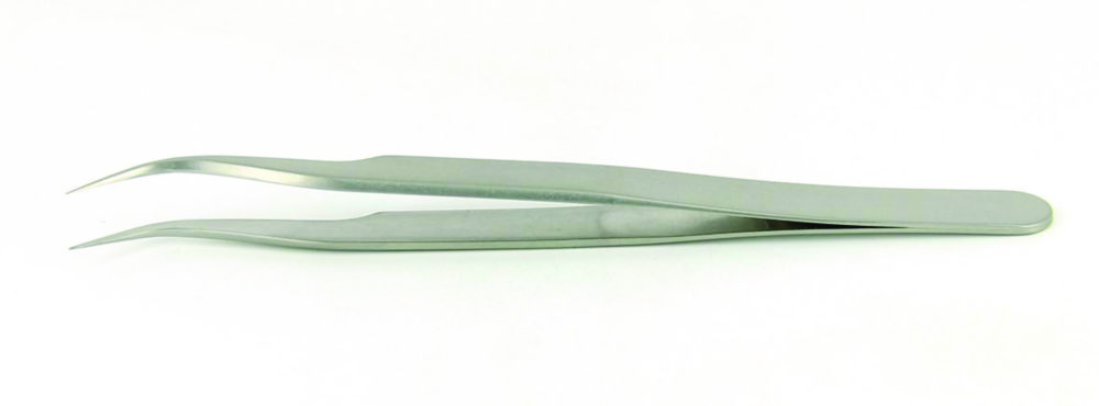 [4668572] Tweezers 120 mm, stainless steel type 7.SA,  tips: curved, very fine