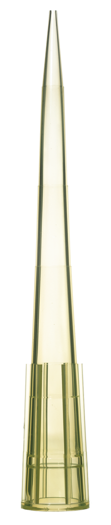 Pipettespids, LLG Eco 2.0, PP, 1-200 µL, gul, rack, 960 stk