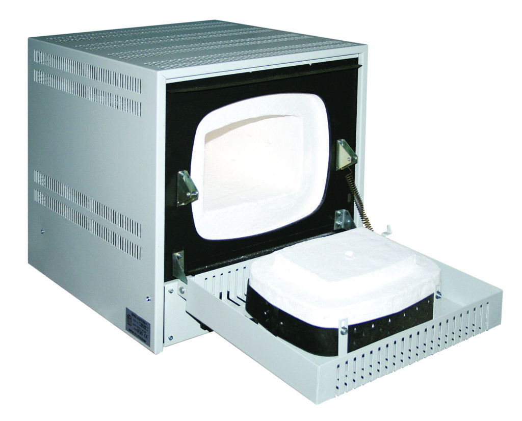 Muffelovn 8 liter, 1100°C, SNOL LZM01, Klap dør