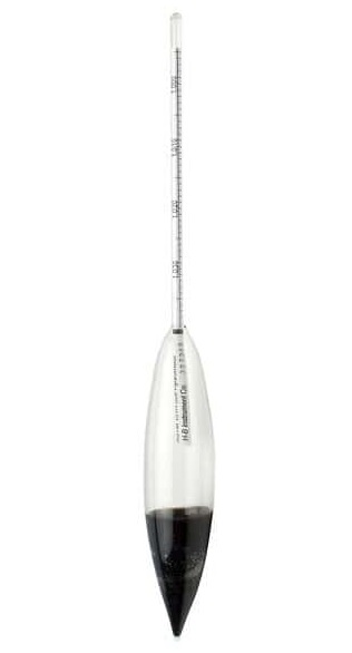 Flydevægt til jord, Ludwig Schneider, ASTM 152H, -5.. +60 g/L, 280 mm