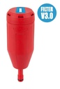 [4681462] Kulfilter, SCAT Exhaust filter L V3.0, GL 14, m. stænkskærm og levetidsindikator