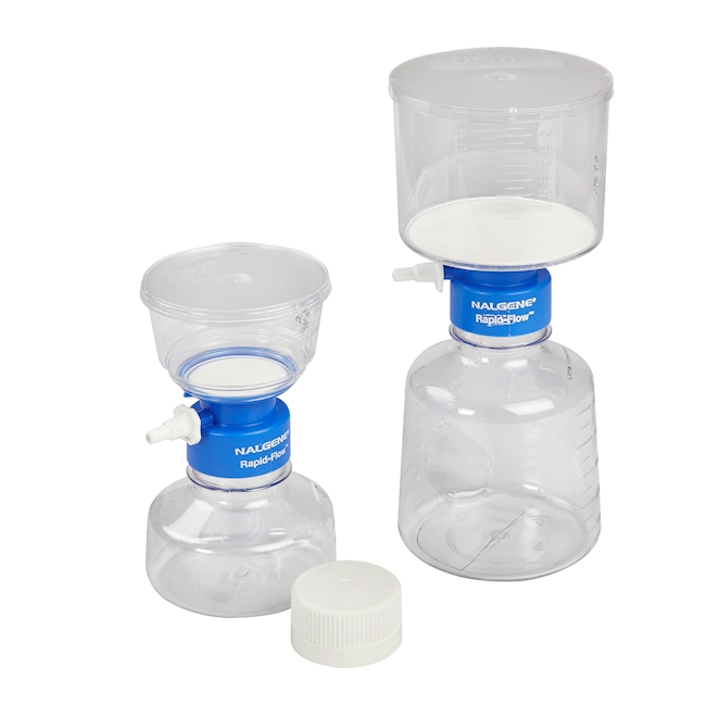 Filtreringsenhed, Nalgene Rapid-Flow 166-0045, PES, 0,45 µm, 500 mL / 500 mL, steril, 12 stk