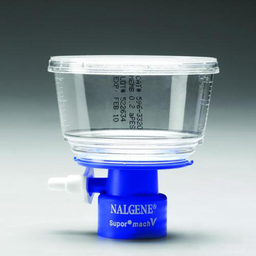 Filtreringsenhed, Nalgene Rapid-Flow 150-0045, Nylon, 0,45 µm, 150 mL / 150 mL, steril, 12 stk