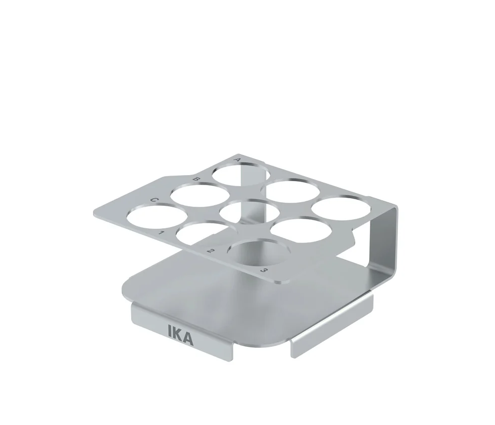 IKA MIXSTER adapter til 9 rør, 23 mm, med anti-slip måtte