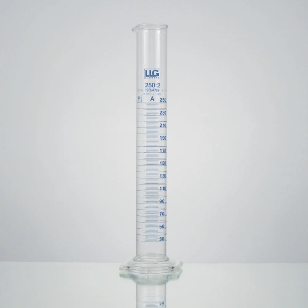 Målecylinder, LLG, høj, kl. A, 100 mL, 2 stk