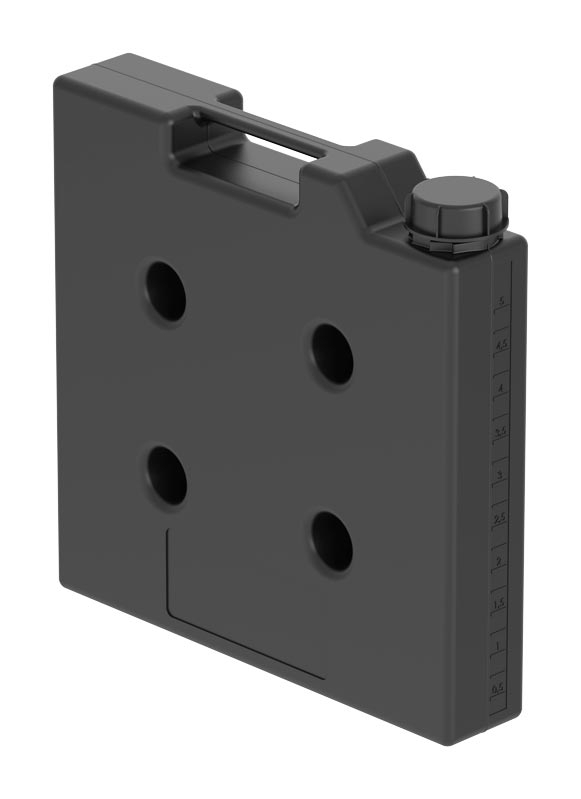 Dunk, SCAT Space saving canister, Type 2, HDPE, S 50, ledende, 5 L