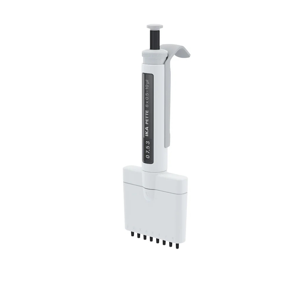 Pipette, IKA PETTE Multi, 8 kanaler, 0,5-10 µL